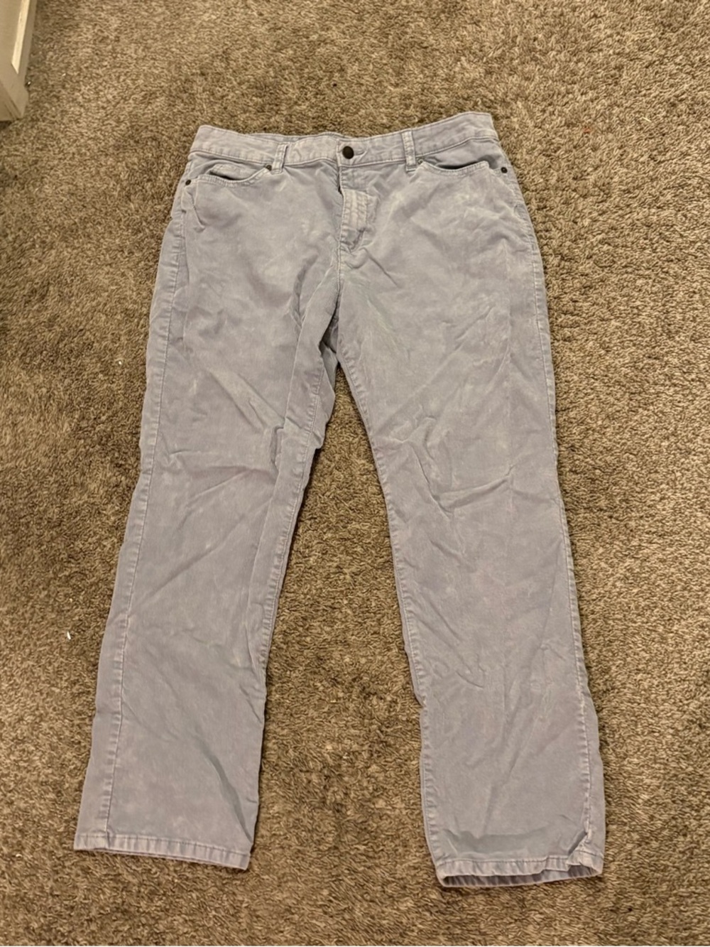 Coldwater Creek Light Blue Corduroy Pants
